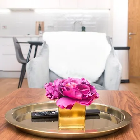Exoticstay - New Build - Luxe 2 Bedroom Apt - Free Parking - Smart 4k Tv With Ultrafast Wifi & Netflix - Centre Birmingham